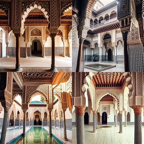 Moorish architecture Midjourney style | Andrei Kovalev's Midlibrary 2.0