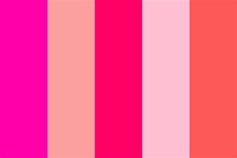 Shades of Pink Color Palette