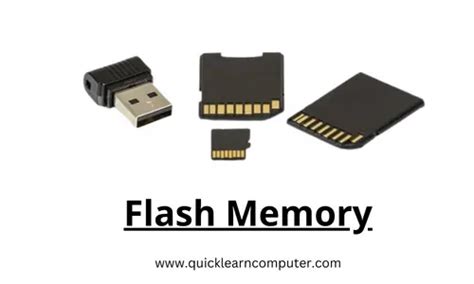 What is Flash Memory | Examples, Types & Features