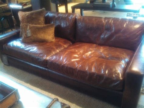 Deep leather couch. Super comfy. | Leather couches living room, Leather ...