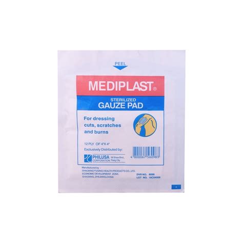 MEDIPLAST GAUZE PADS 4X4 - Iloilo Supermart Online- Aton Guid ini!