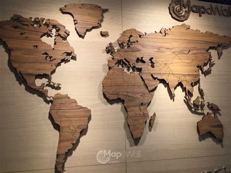 Carved Wooden World Map Wood Wall Art Home Decor In Me Best Of X | Wood world map, World map ...