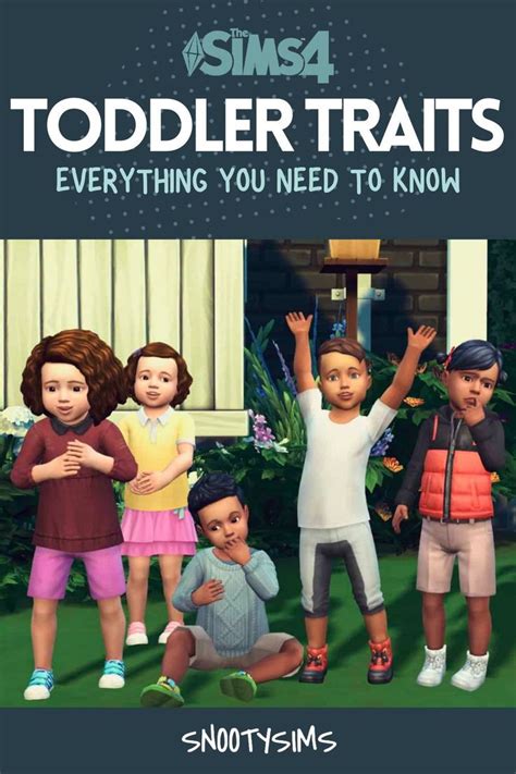 Sims 4 Toddler Traits: Everything You Need To Know | Sims 4 toddler, Sims 4, Toddler