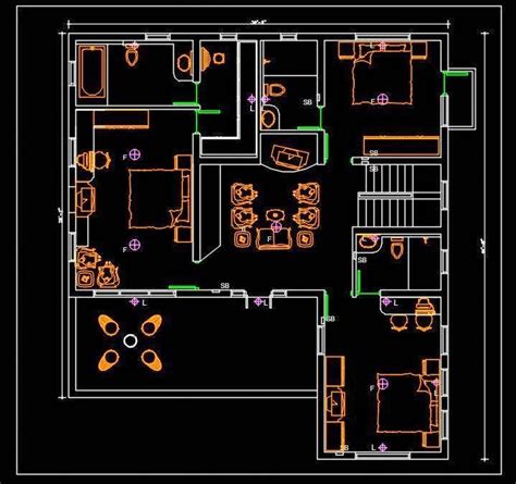 AutoCAD House Plans DWG