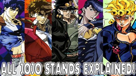 Jojo bizarre adventure characters - lodrates