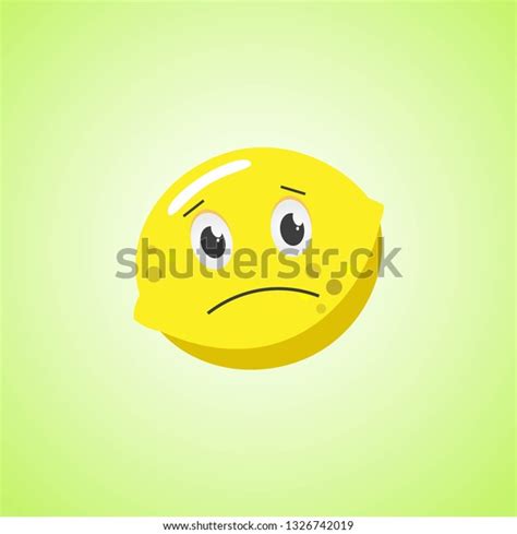 Sad Cartoon Lemon Symbol Cute Icon Stock Vector (Royalty Free) 1326742019 | Shutterstock