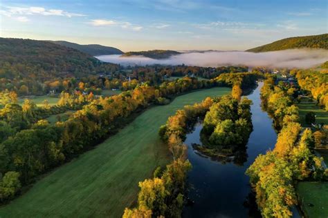 Drone photos capture Connecticut fall foliage from above