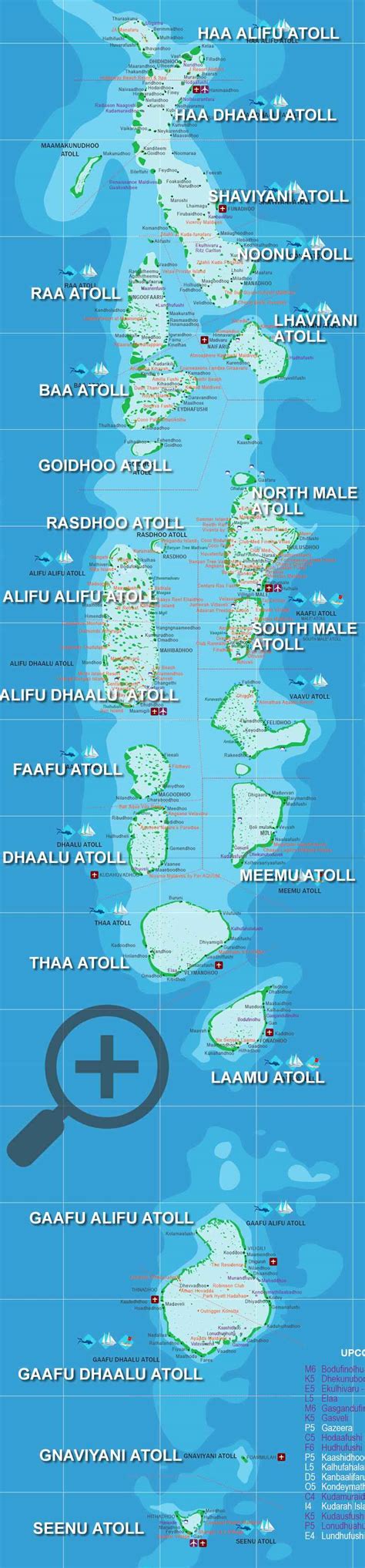 Maldives Maps With Resorts - Maldives Resorts Map