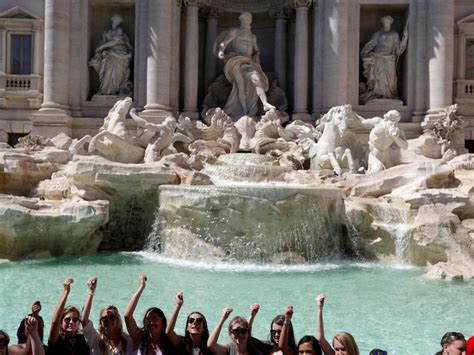 Rome delays taking Trevi Fountain coins away from charity