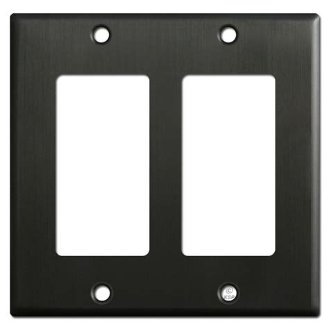 1 Rocker Light Switch Covers - Dark Bronze