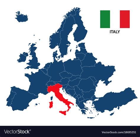 Europe Map Of Italy - Grazia Gilbertina