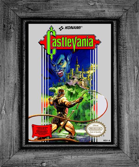 Castlevania Nintendo Box Art Print Poster - Etsy