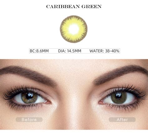 Diamond Caribbean Green Colored Contact Lenses – Eye FreshGo