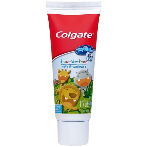 Colgate My First Baby and Toddler Toothpaste, Fluoride Free - 1.75 oz - Walmart.com