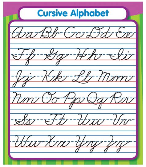 Cursive Alphabet Worksheets Free Printable