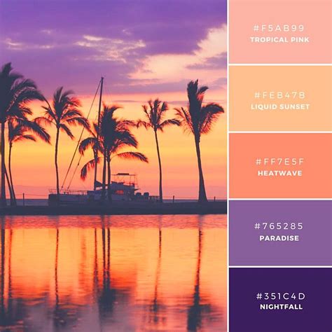 24 Best Sunset Color Pallette Ideas To Create Relaxe Nuance House ...