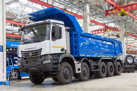 © KAMAZ PTC. The KamAZ-65805 Atlant dump truck with Allison - Propel Technology