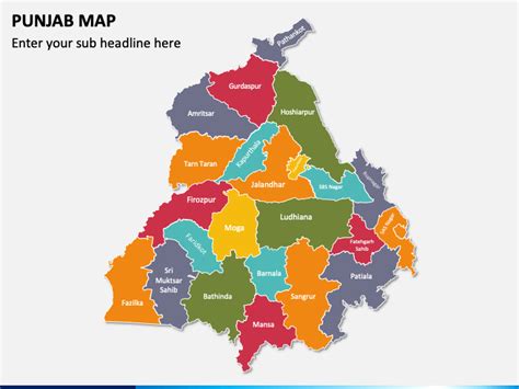 Punjab Map for PowerPoint and Google Slides - PPT Slides