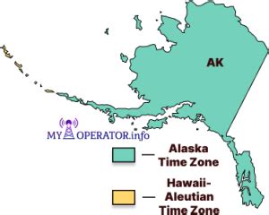 Time in Alaska Time Zone of the USA | AT Zone Map