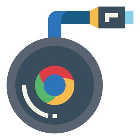 Chromecast Smalllikeart Flat icon