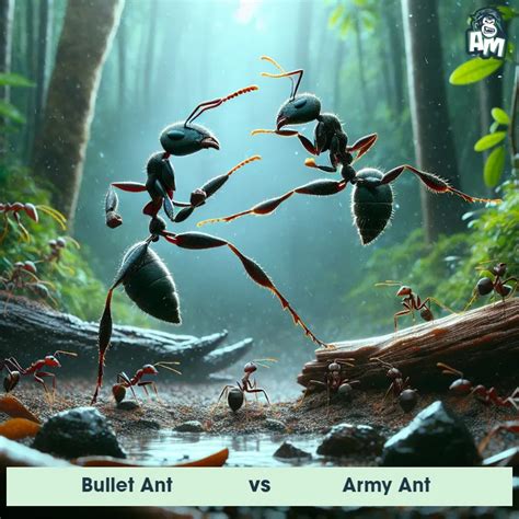 Bullet Ant vs Army Ant: See Who Wins | Animal Matchup