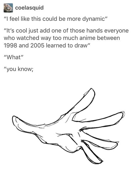 Post 1998-2005 anime hands | Anime / Manga | Know Your Meme