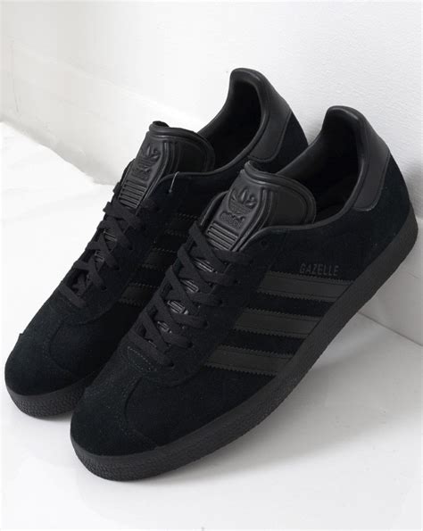 Adidas Originals Gazelle Trainers In Triple Black | stickhealthcare.co.uk