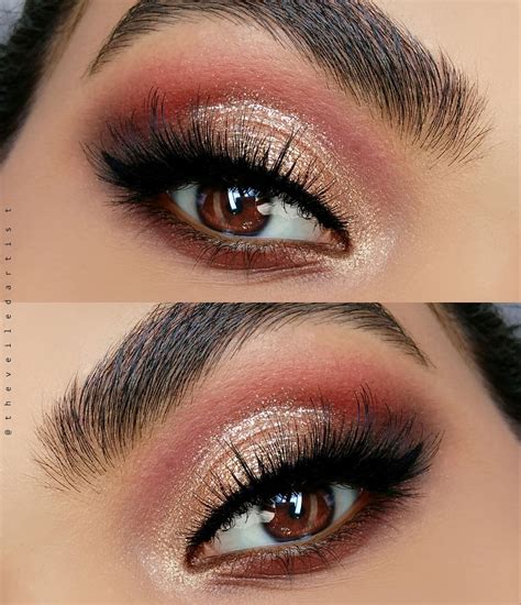 Perfect Prom Makeup Tutorial : Glittery Gold Smokey Eyes - The Veiled Artist