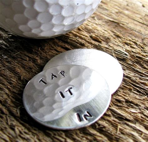 Personalized Golf Ball Markers Golf Ball Marker Sterling | Etsy