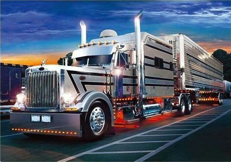 2822 best images about Tractor Trailer Trucks... on Pinterest | Peterbilt 389, Semi trucks and ...