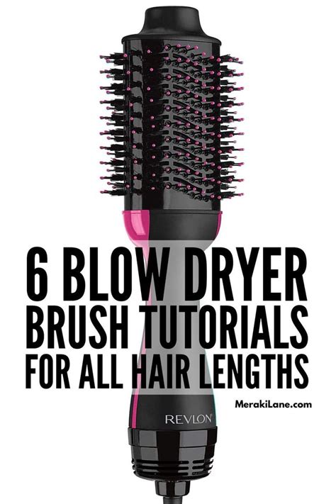 6 Step-by-Step Blow Dryer Brush Tutorials for Beginners and Beyond | Blow dry brush, Hair blow ...