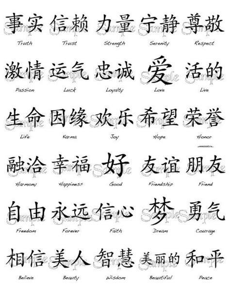 Pin on Tattoos | Chinese symbols, Symbol drawing, Tattoos with meaning