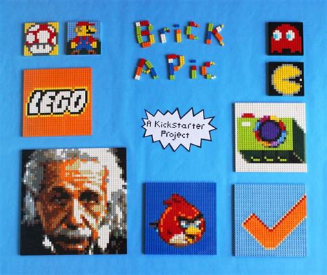 Brick-A-Pic - Turn an Image into Lego® Bricks | Lego mosaic, Mosaic projects, Lego