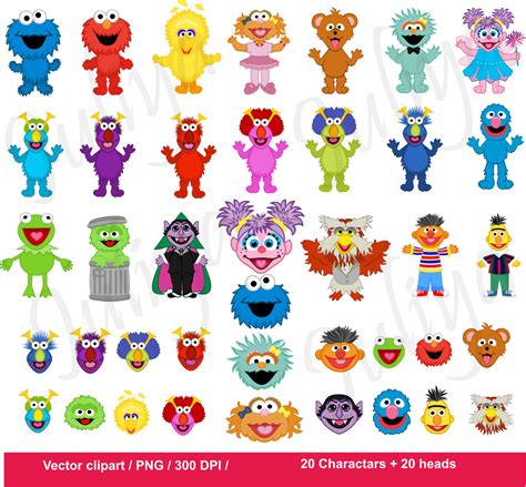 Sesame Street Characters Printable 544 | Hot Sex Picture