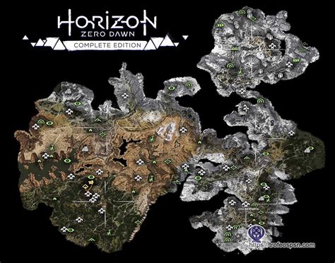 Horizon Zero Dawn Map Comparison