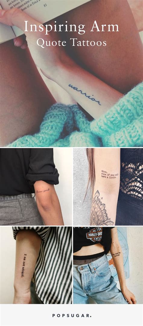 Arm Quote Tattoos | POPSUGAR Smart Living