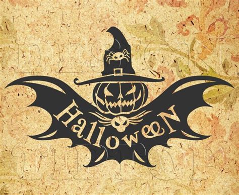 Halloween svg dxf png eps cdr print and cut files | Etsy