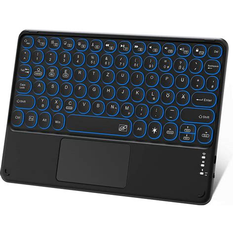 Namotu Portable Type C Bluetooth Wireless Keyboard with Touchpad, Multicolor - Walmart.com