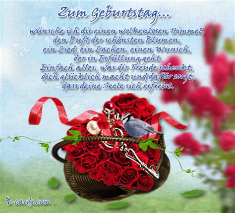 Deine Seele. Free Geburtstag eCards, Greeting Cards | 123 Greetings