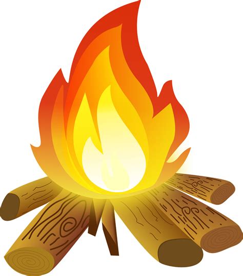 Campfire hd camp fire clipart pictures drawing vector art library ...