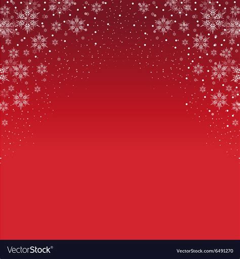 Red snowflake background Royalty Free Vector Image