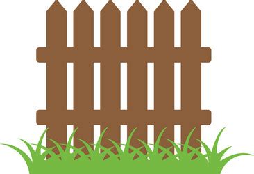 Fence icon logo design Royalty Free Vector Image