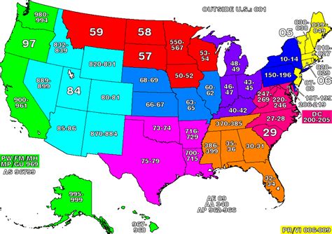 State Zip Codes – 50states