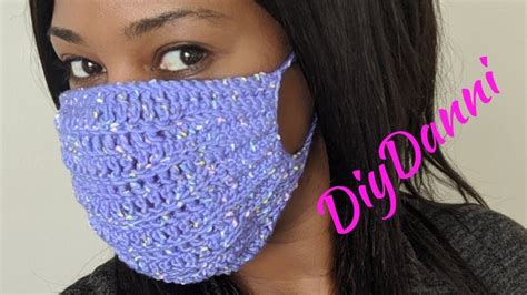 Crochet Face- Mask - quick and simple - YouTube