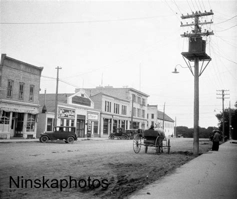 1926 Selkirk, Canada, Manitoba, Street Scene, 1920s Antique Photo ...