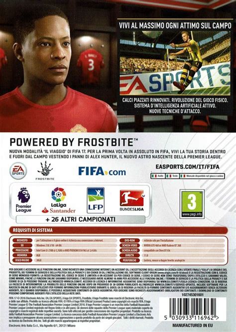 FIFA 17 (2016) box cover art - MobyGames