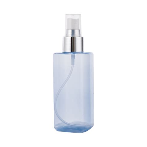 150ml Square Blue PET Plastic Spray Pump Bottle - Buy cosmetic bottles wholesale, plastic ...