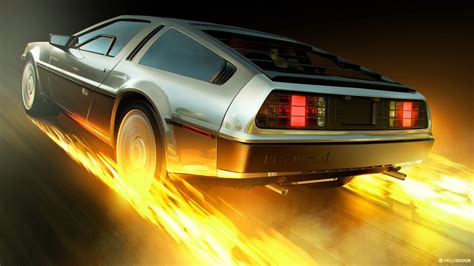 Back to the Future DeLorean 4K Wallpaper | HD Car Wallpapers | ID #8033