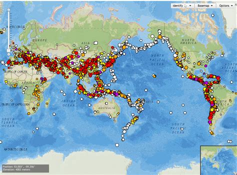 NOAA Interactive Natural Hazards Map | Geography 250