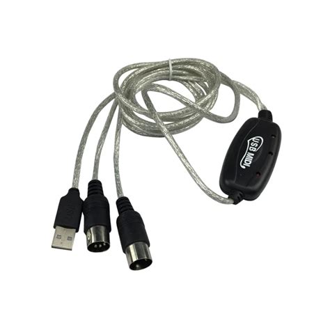 USB to MIDI Keyword PC Interface Adapter Cable Cord USB MIDI Converter adapter For PC Computer ...